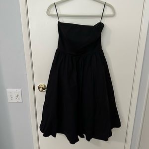 NWT Reformation Buttercup Dress in Black Size 4